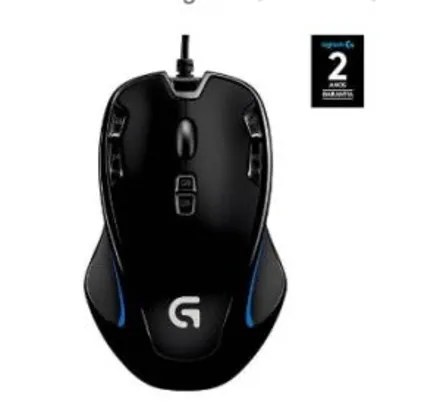 Mouse Gamer G300s 2.500 DPI PC - Logitech - R$50