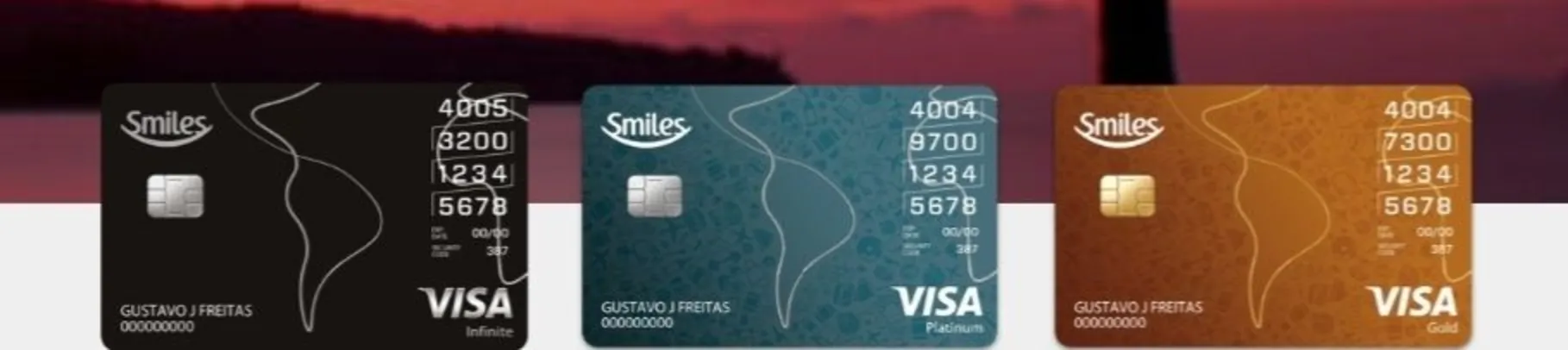 Cartões Bradesco Smiles Visa com 1a anuidade grátis
