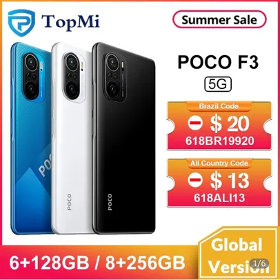 Smartphone POCO F3 | R$1613