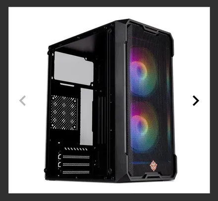 Gabinete Gamer TGT Jester, Mid-Tower, Lateral de Vidro, Com 2 Fans, Preto, TGT-JSR-BKGF01