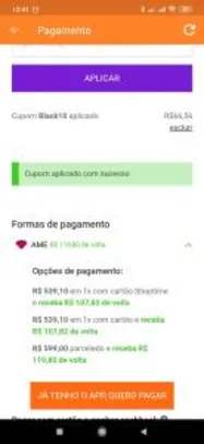 [1x R$377 AME] Moto G7 Play 32GB | R$539