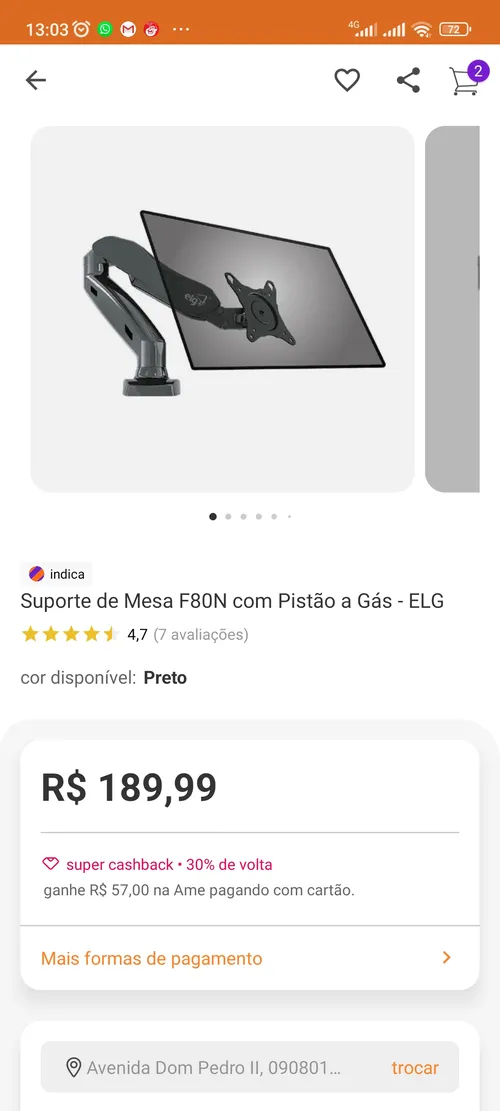 Imagen na descrição da promoção