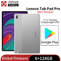 Lenovo tab p11 pro tablet 6gb 128gb global firmware snapdragon 870 11.5 - VERSÃO 2021