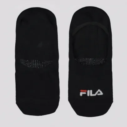 Kit Meia Fila 3 Pares Cano Invisível Preto