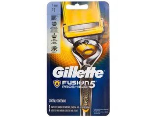 Só no APP - Aparelho Gillette Proshield (5 lâminas) - Leve 2 Pague 1