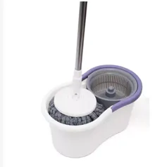 Mop giratório com balde e esfregão giro fit - Simplo