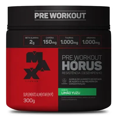 Pré Treino Horus - 300g - Max Titanium