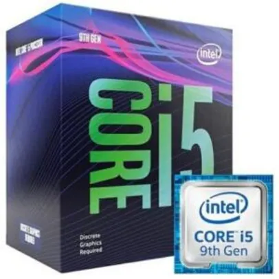 [APP] Processador Intel Core i5-9400F Coffee Lake, Cache 9MB, 2.9GHz (4.1GHz Max Turbo), LGA 1151,