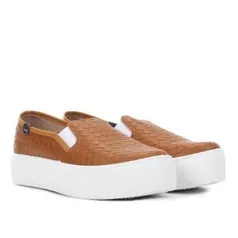 Slip On Moleca Flatform Feminino R$38