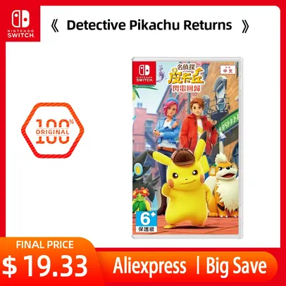 Detetive Pikachu Return Nintendo Switch