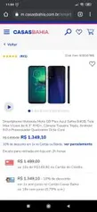 Motorola Moto G8 Plus Azul Safira 64GB, Tela Max Vision de 6.3” FHD+, Câmera Traseira Tripla, Android 9.0 e Processador Qualcomm Octa-Core