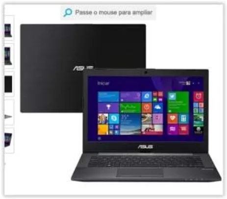 [Submarino] Notebook ASUS PU401LA-WO075P Intel Core i7 6GB 500GB LED 14" Windows 8 Pro - Preto por R$ 2137