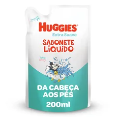 Sabonete Líquido Huggies Refil 200ml (LEVE 2, PAGUE 1)