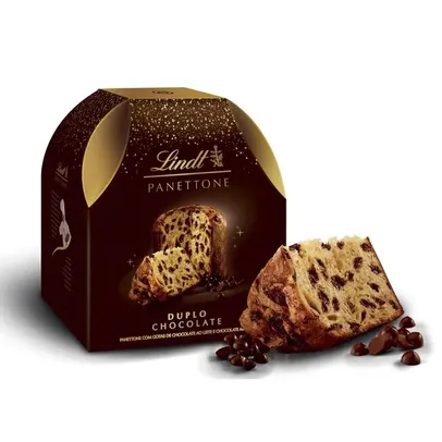 [LEVE 2 PAGUE 1] Panettone Lindt Gotas Duplo Chocolate 400g