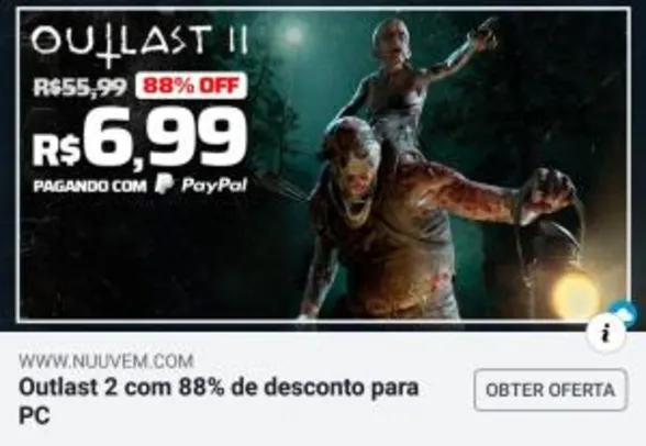 [PAYPAL] Outlast 2 - Steam