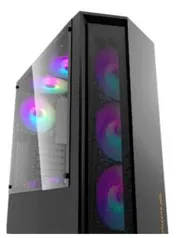 Gabinete Gamer Aigo DarkFlash Melody Preto Lateral Acrilico || R$ 180