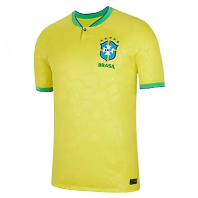 2022 Camisa Da Copa Do Mundo Brasil Em Casa e Longe, Camisa Da Brasil (Casa,G)