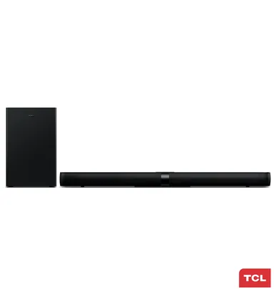 Soundbar TCL com 2.1 Canais e Subwoofer Sem Fio - TS7010