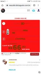 Compre 30 caixas e Ganhe uma Dolce Gusto Mini me