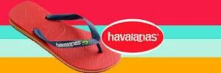 Sandálias Havaianas a partir de R$ 9