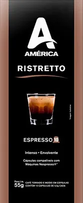 Café em Cápsula América Ristretto - Compatível com Nespresso