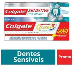 Creme Dental Colgate Sensitive Pro-Alívio 110g (GRÁTIS TOTAL 12 CLEAN MINT 90g