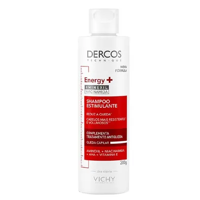 Vichy Dercos Energy+ Shampoo Estimulante 400g +  Shampoo Dercos Energy + 200 ml