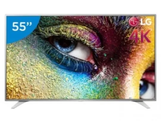 [MAGAZINE LUIZA] Smart TV LED 55 LG 4K Ultra HD 55UH6500 - Conversor Digital 3 HDMI 2 USB Wi-Fi - R$3799