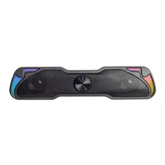 SOUNDBAR TGT PANZER, 6W RMS, RAINBOW, PRETO, TGT-PZR-RBW01