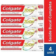 [PRIME] Creme Dental Colgate Total 12 Clean Mint 90g Promo Bandeja 4un | Recorrência | R$13