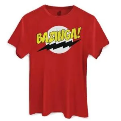 [bandUP Store] Camiseta Bazinga a R$49,90