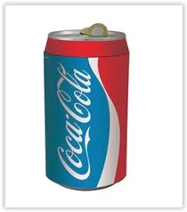 Cofre Vermelho Escarlate e Azul - Coca-Cola por R$ 8