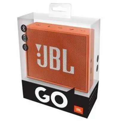 Caixa de Som Portátil JBL Go Wireless - Laranja - R$118