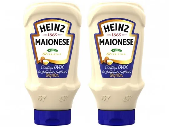 Kit Maionese Tradicional Heinz 390g