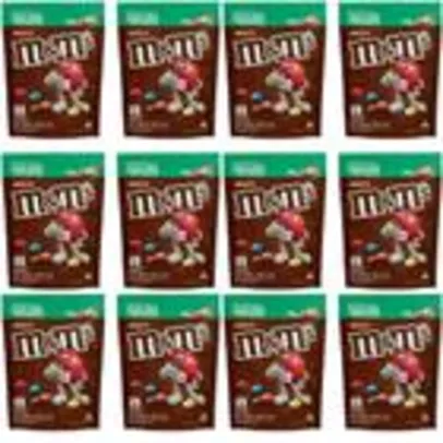 Kit 12 Confeitos Chocolate Aoleite M&m's Sachê 148g - Mars