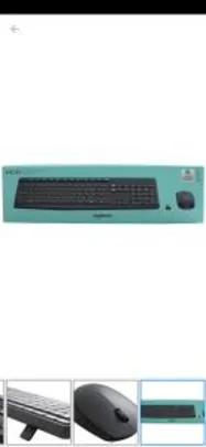 Kit teclado e mouse sem fio Logitech - MK235 | R$140