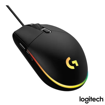 Mouse Óptico para Jogos LIGHTSYNC Preto - Logitech - G203
