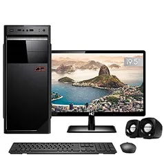 Computador Completo Intel Core i3 6GB HD 500GB Wifi Monitor 19.5" LED HDMI CorPC