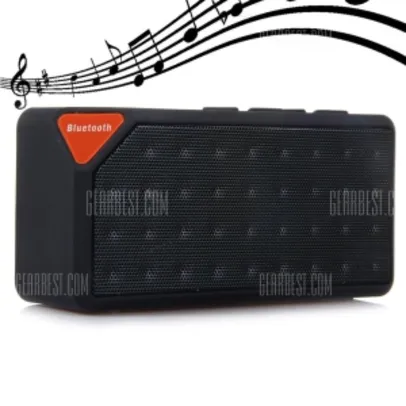 Caixa De Som Bluetooth Mini Speaker X3 Usb Fm Aux Tf por R$22
