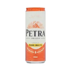 Cerveja American Lager Puro Malte Petra Origem Lata 350ml