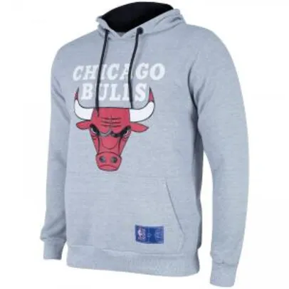 Blusão de Moletom com Capuz NBA Chicago Bulls N157A | R$120