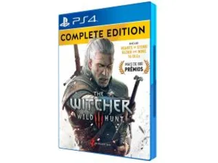 Jogo para PS4 The Witcher 3: Edição Completa - R$ 69,00 - Somente para clientes novos ou que não compram há mais de 09-10 meses