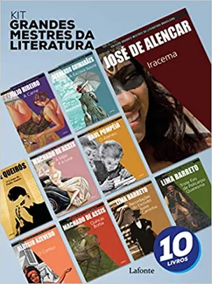 Kit Livros Grandes Mestres Da Literatura - 10 Livros (2º KIT) | R$ 72