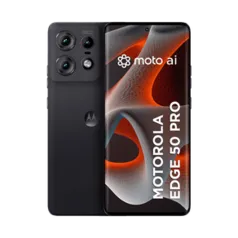 Smartphone Motorola Edge 50 Pro 5G 256GB 24GB Ram Boost 50MP Ultra-Pixel AI Camera IP68 NFC - Black