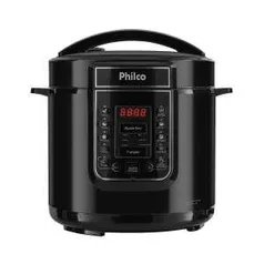 [Reembalado] Panela de Pressão Elétrica Philco PPP01P 6 Litros Digital Inox Preta | R$ 240