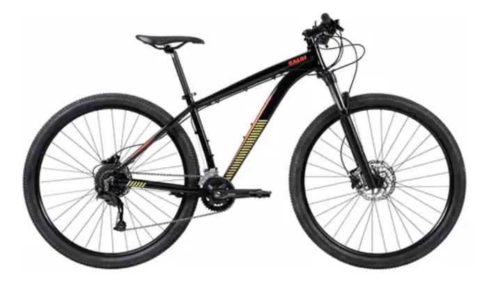 Bicicleta Mtb Caloi Moab - Câmbio Shimano Alívio 18v e Suspensão Rockshox - Tamanhos 17"/M e 19"/G