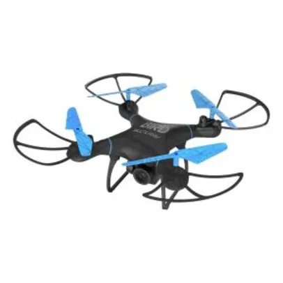 Drone Bird Alcance de 80 Metros, Multilaser, ES255, Preto/Azul | R$ 349