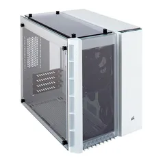 Gabinete Corsair Crystal 280X Lateral Vidro Temp Branco Mini Tower, CC-9011136-WW | R$579