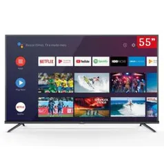 [R$1.655 AME] Smart TV LED 55" Android TV TCL 55P8M 4K UHD HDR | R$2.006