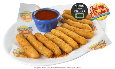 [Groupon] Johnny Rockets – 10 endereços: 1 Mozzarela Stick por R$ 1